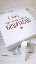 Load image into Gallery viewer, PACK OF 4 - Bridesmaid &#39;Thank You&#39; Wedding Boxes