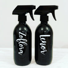 Load image into Gallery viewer, Black Spray Bottle 500ml
