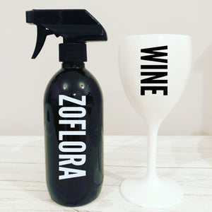 Zoflora Cleaning Set / 2 Bottles & Medium Storage Tub & Wine Glass