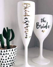 Load image into Gallery viewer, Bridesmaid Prosecco Champagne Flute