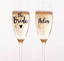 Load image into Gallery viewer, Personalised Prosecco Champagne Flute