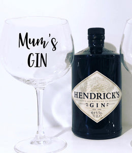 Personalised Gin Goblet