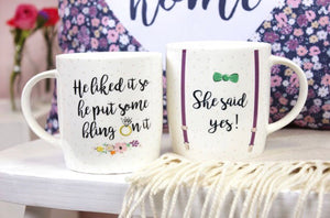 Proposal mugs