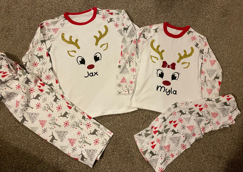 Reindeer Christmas Pyjamas